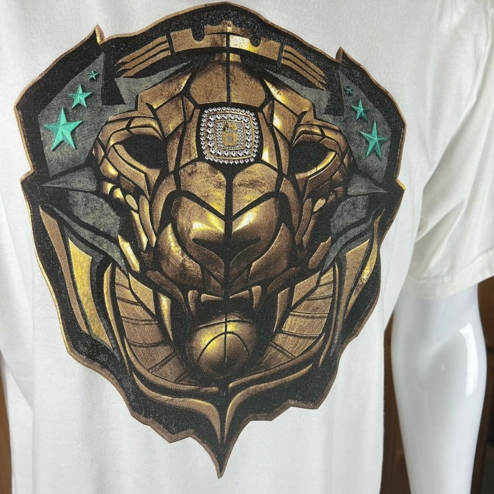 Nike Lebron James Gold Lion King #6 Gray Dri-Fit T-Shirt XL 575450 420 - Picture 11 of 11